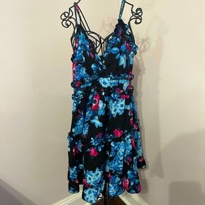 Floral spaghetti strap dress